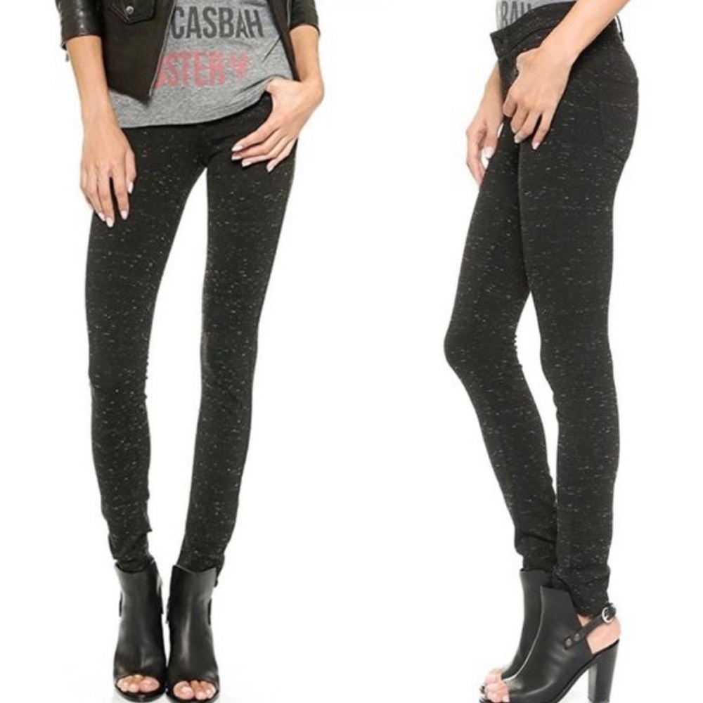 Mother Jeans The Looker Sky Pirate Speckled Black size 30